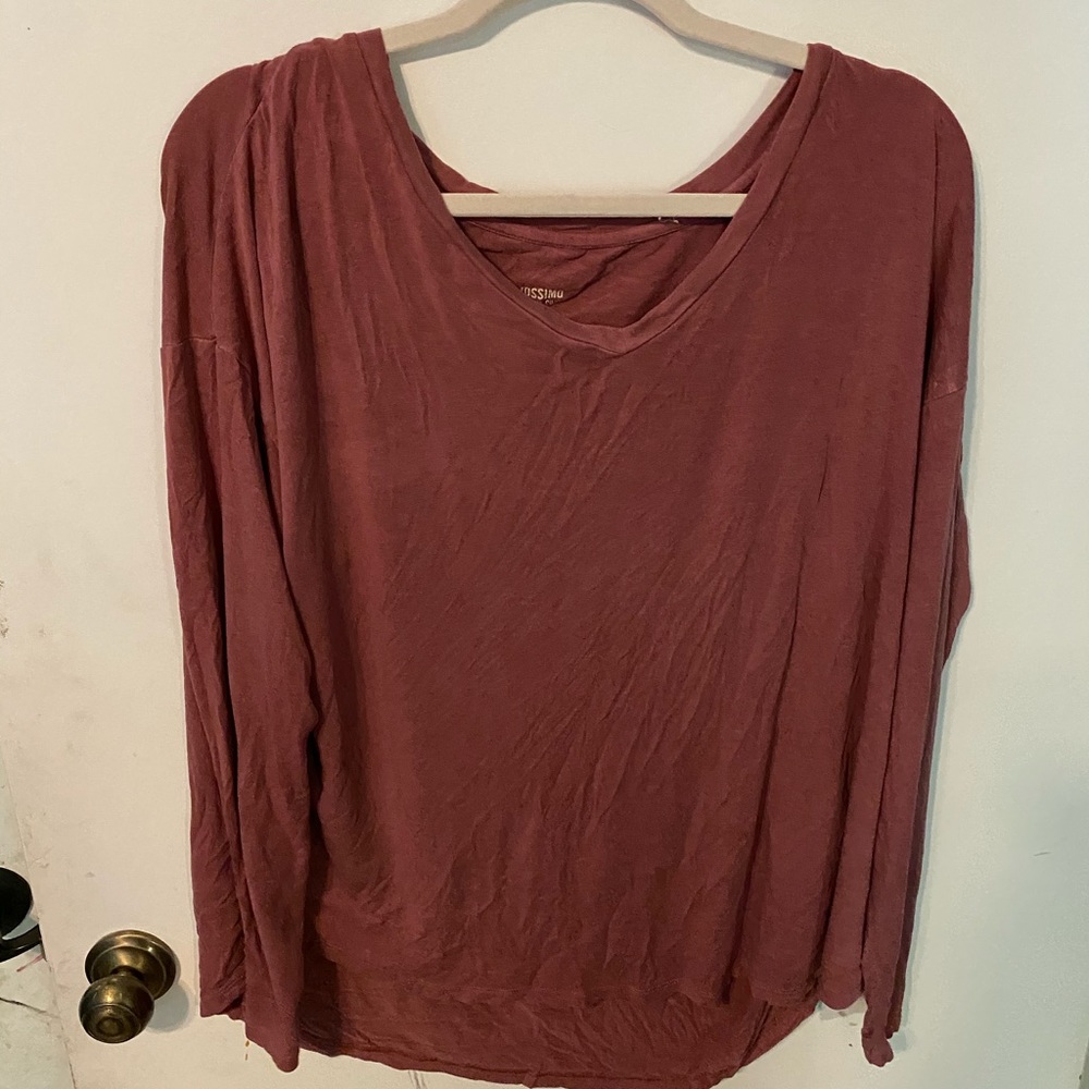 Pink long sleeve shirt